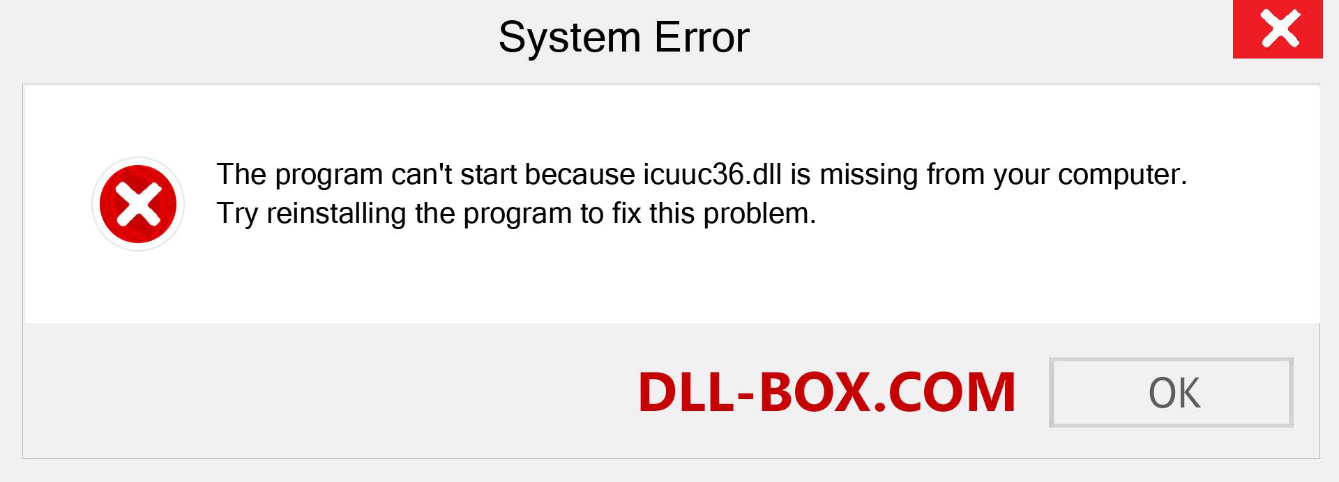  icuuc36.dll file is missing?. Download for Windows 7, 8, 10 - Fix  icuuc36 dll Missing Error on Windows, photos, images